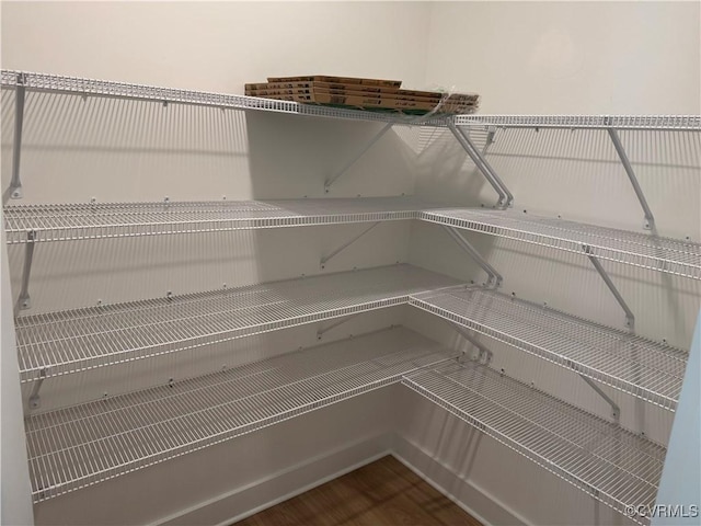 view of pantry