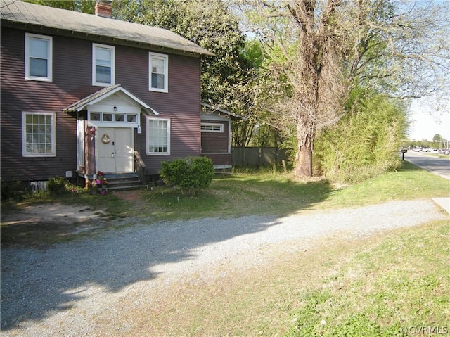 view of front of house