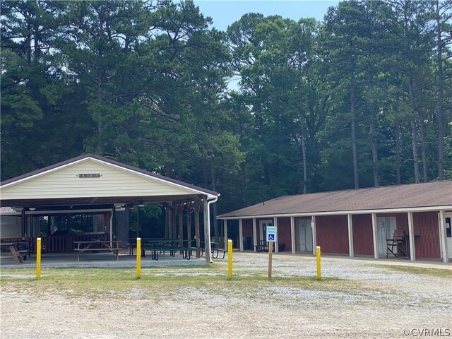 view of stable