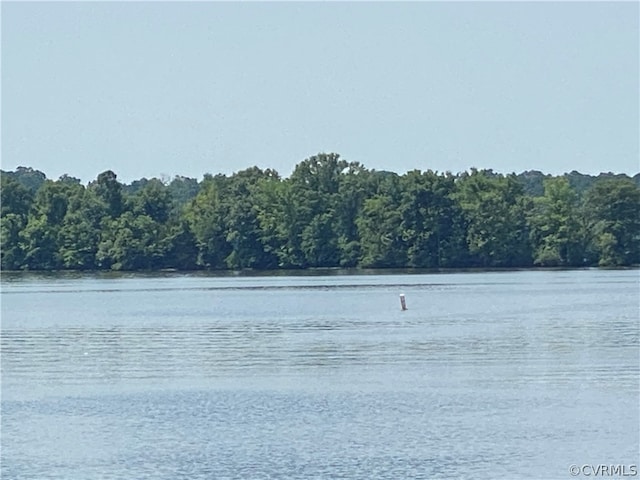 view of property view of water