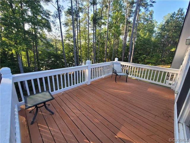 view of deck