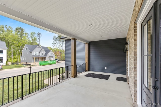 view of patio / terrace with covered porch