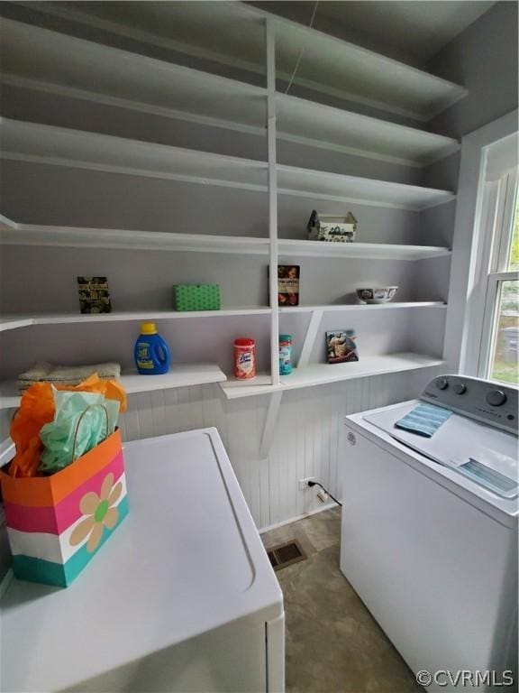 laundry room featuring washer and dryer