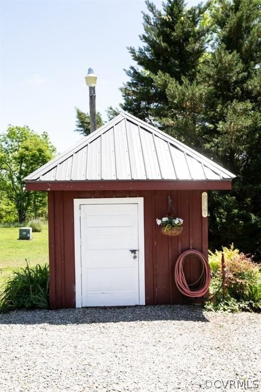1501 Saxkey Rd, Drakes Branch, VA 23937 - garage featuring a storage shed