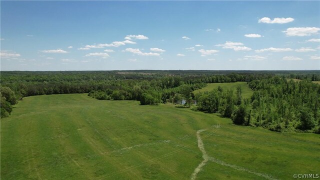 1501 Saxkey Rd, Drakes Branch, VA 23937 - drone / aerial view featuring a wooded view