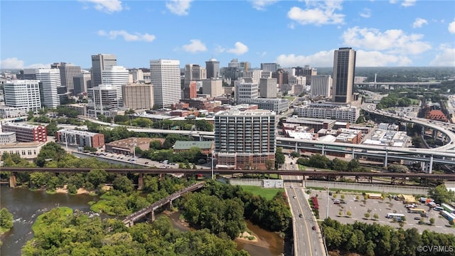 city view featuring a water view