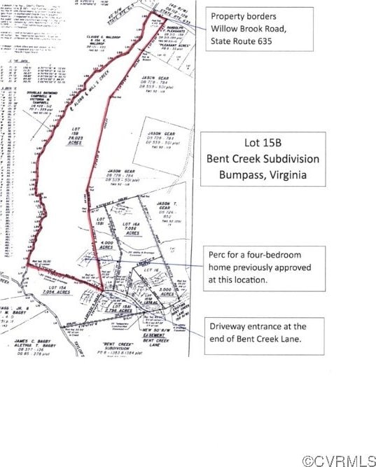 Listing photo 2 for LOT15B Bent Creek Ln, Bumpass VA 23024