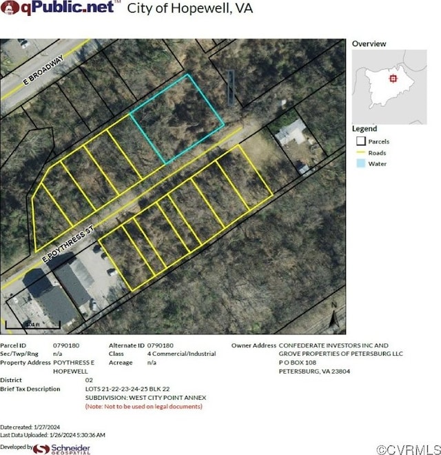 0 E Poythress St, Hopewell, VA 23860