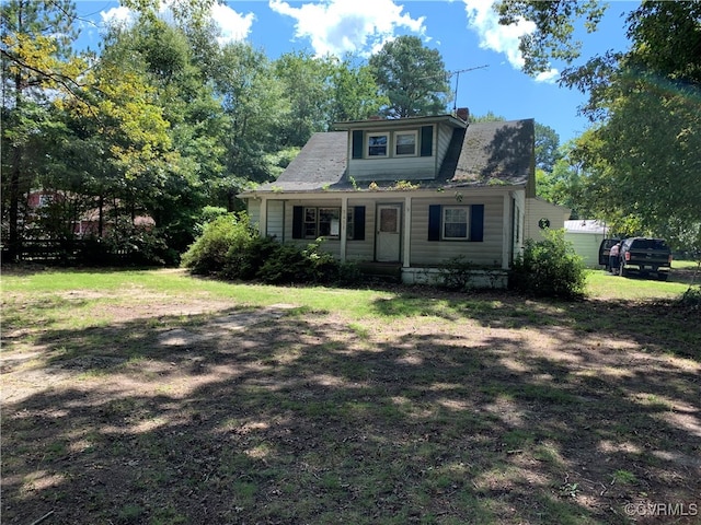 view of front facade with covered porch