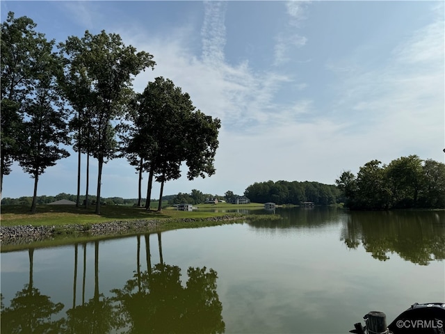 view of water feature