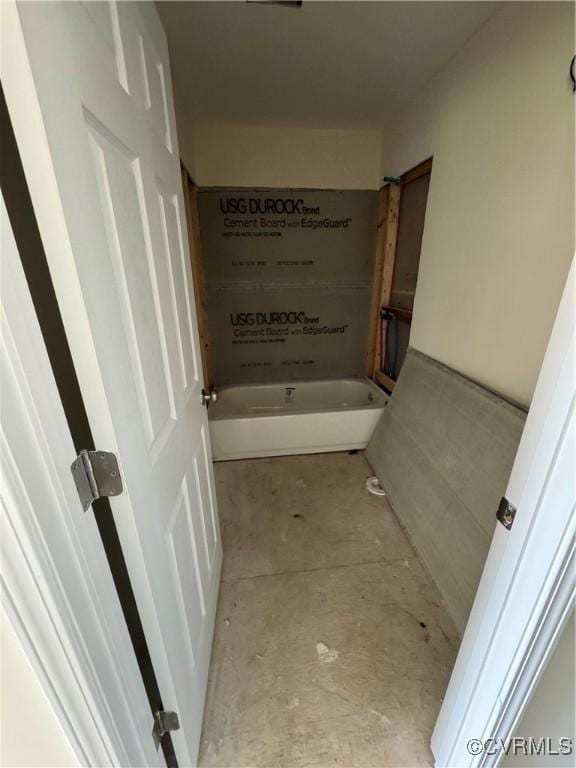 bathroom with a bathing tub