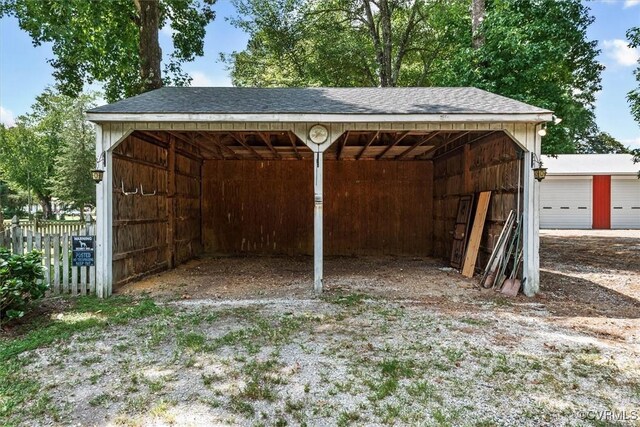 view of outbuilding