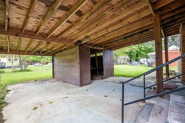 view of stable