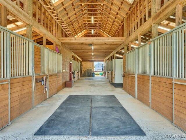 view of stable