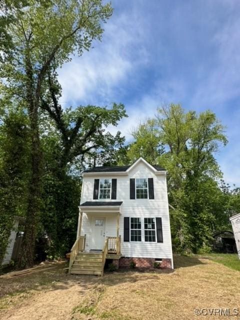 view of front of home