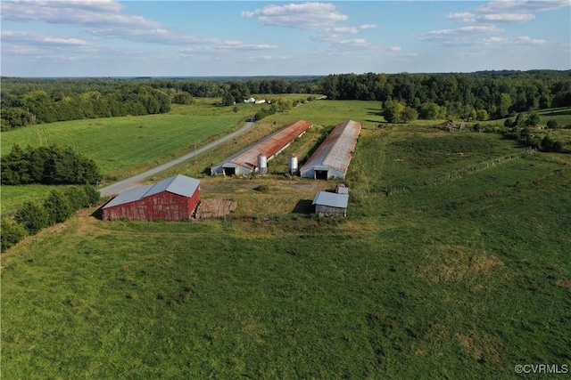 288 Cole Comfort Rd, Dillwyn, VA 23936 - bird's eye view featuring a rural view