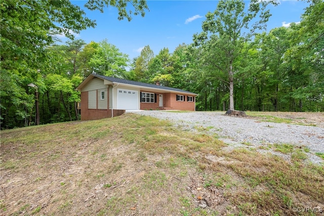 view of ranch-style home