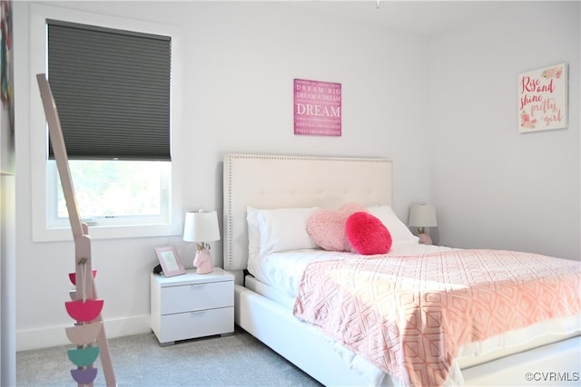 bedroom featuring carpet flooring