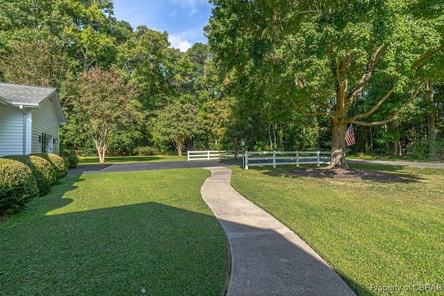 view of yard