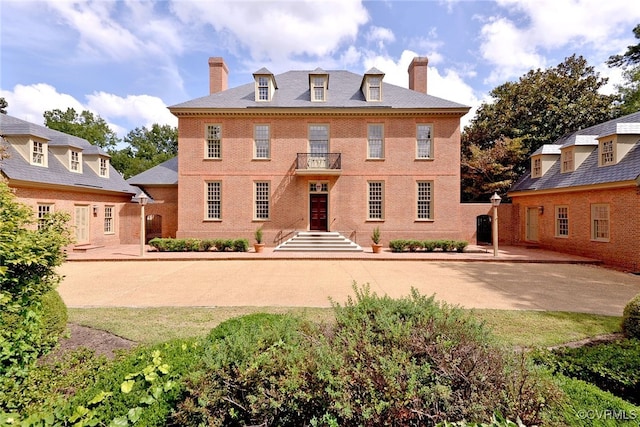 back of house with a patio area