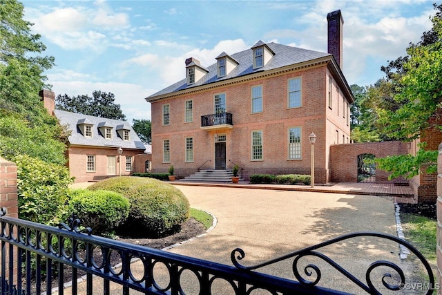 view of colonial house