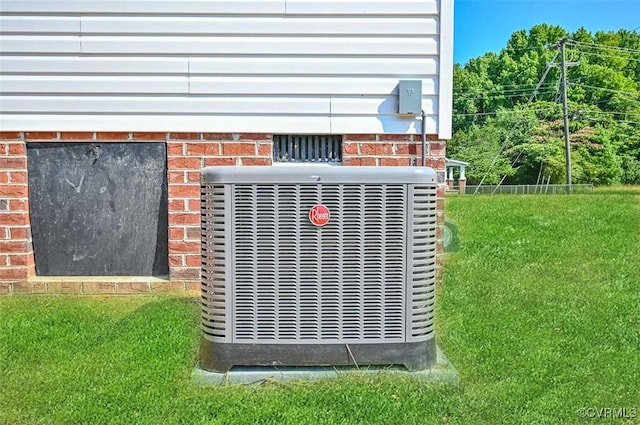 exterior details featuring central air condition unit