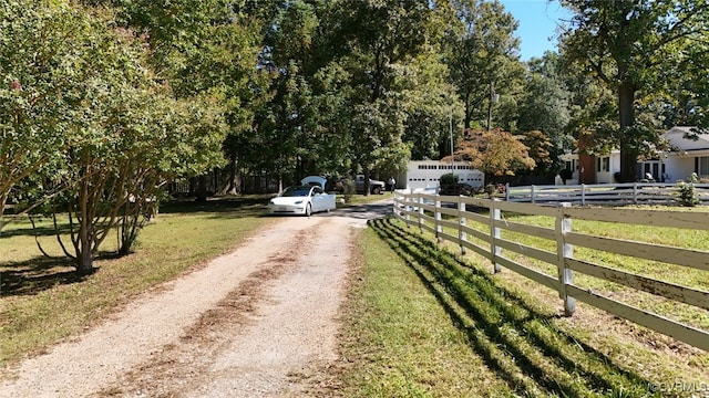 view of road