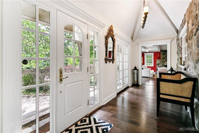 4048 Broad Street Rd, Gum Spring, VA 23065 - entrance foyer with dark wood finished floors