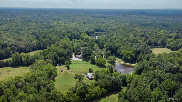 4048 Broad Street Rd, Gum Spring, VA 23065 - aerial view of a forest and a nearby body of water