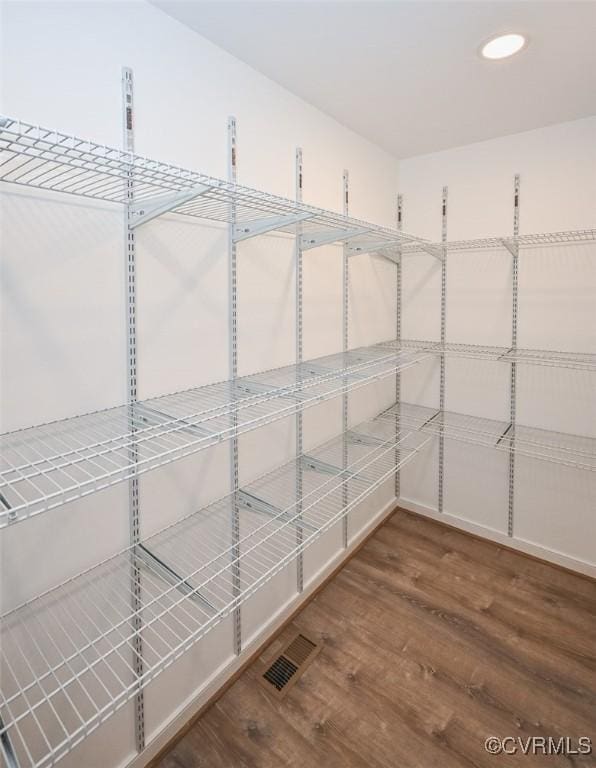 246 American Dr, Ruther Glen, VA 22546 - walk in closet with wood finished floors