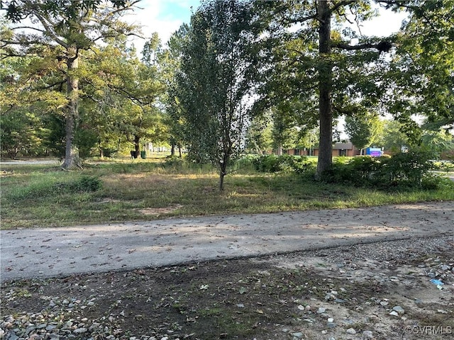 view of road