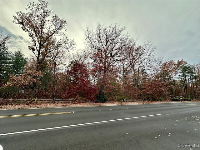 view of road