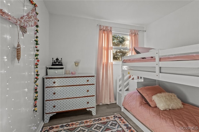 bedroom featuring hardwood / wood-style flooring