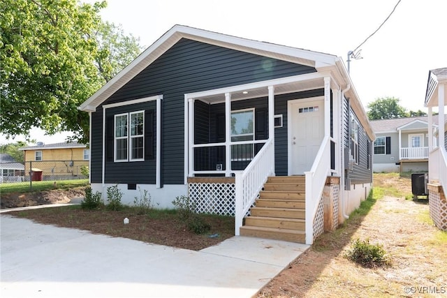 751 Jones St, Petersburg, VA 23803 - view of front of property with crawl space and covered porch