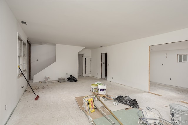 view of unfurnished living room