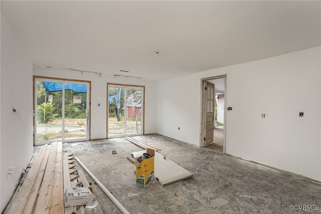 view of unfurnished living room