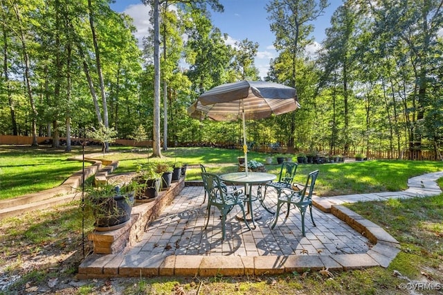 view of patio