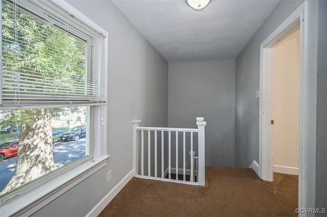 corridor featuring carpet floors