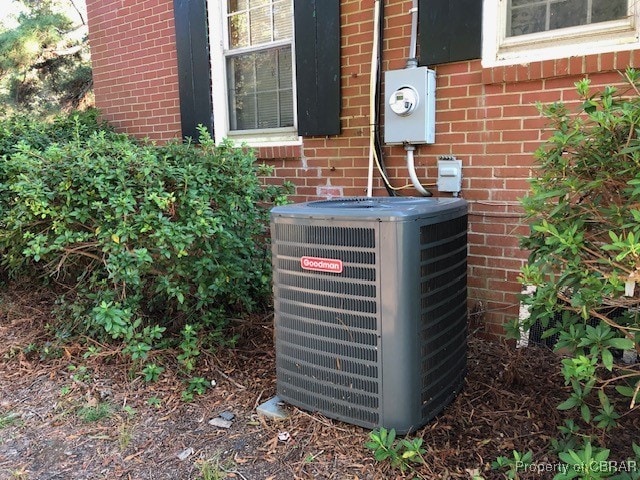 exterior details with cooling unit