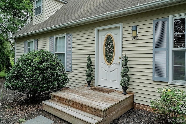 view of entrance to property