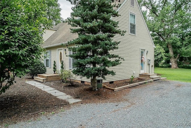 view of side of home