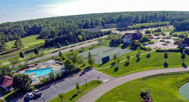 5139 Brandon Pines Dr, Providence Forge, VA 23140 - birds eye view of property with a view of trees