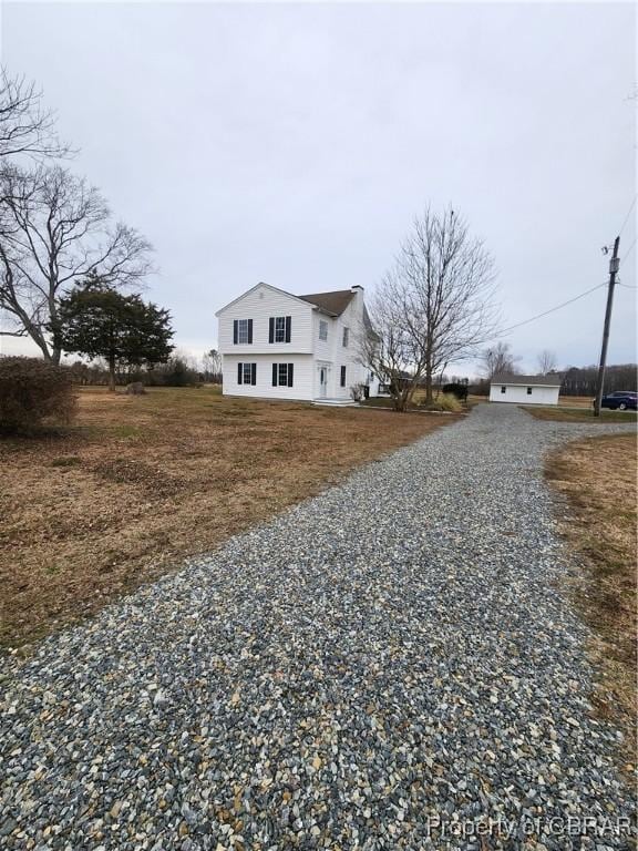 1934 Farley Park Rd, Middlesex, VA 23032 - view of property exterior featuring gravel driveway