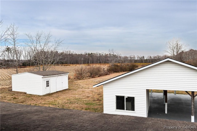 1934 Farley Park Rd, Middlesex, VA 23032 - garage with a storage shed