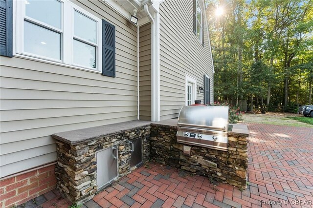 330 River Village Dr, Weems, VA 22576 - view of patio / terrace featuring exterior kitchen