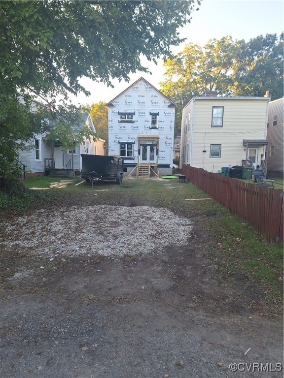 view of back of house