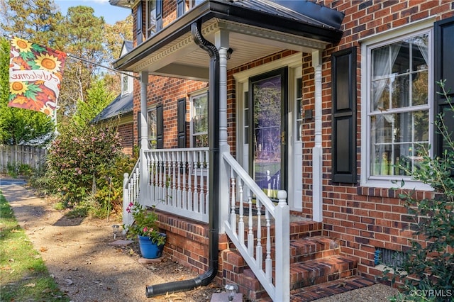 view of entrance to property