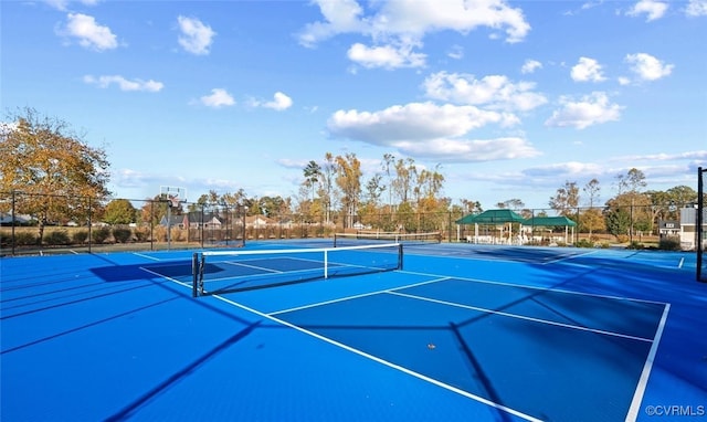 view of sport court