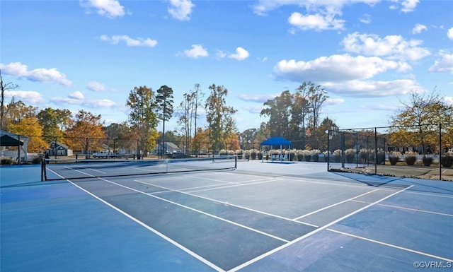 view of sport court