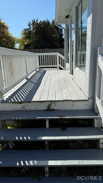 view of deck